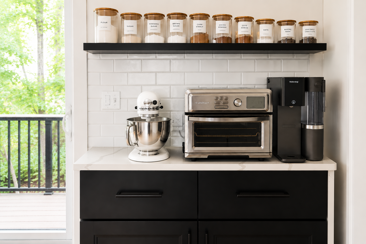 How I Created Pantry Space Without a Pantry