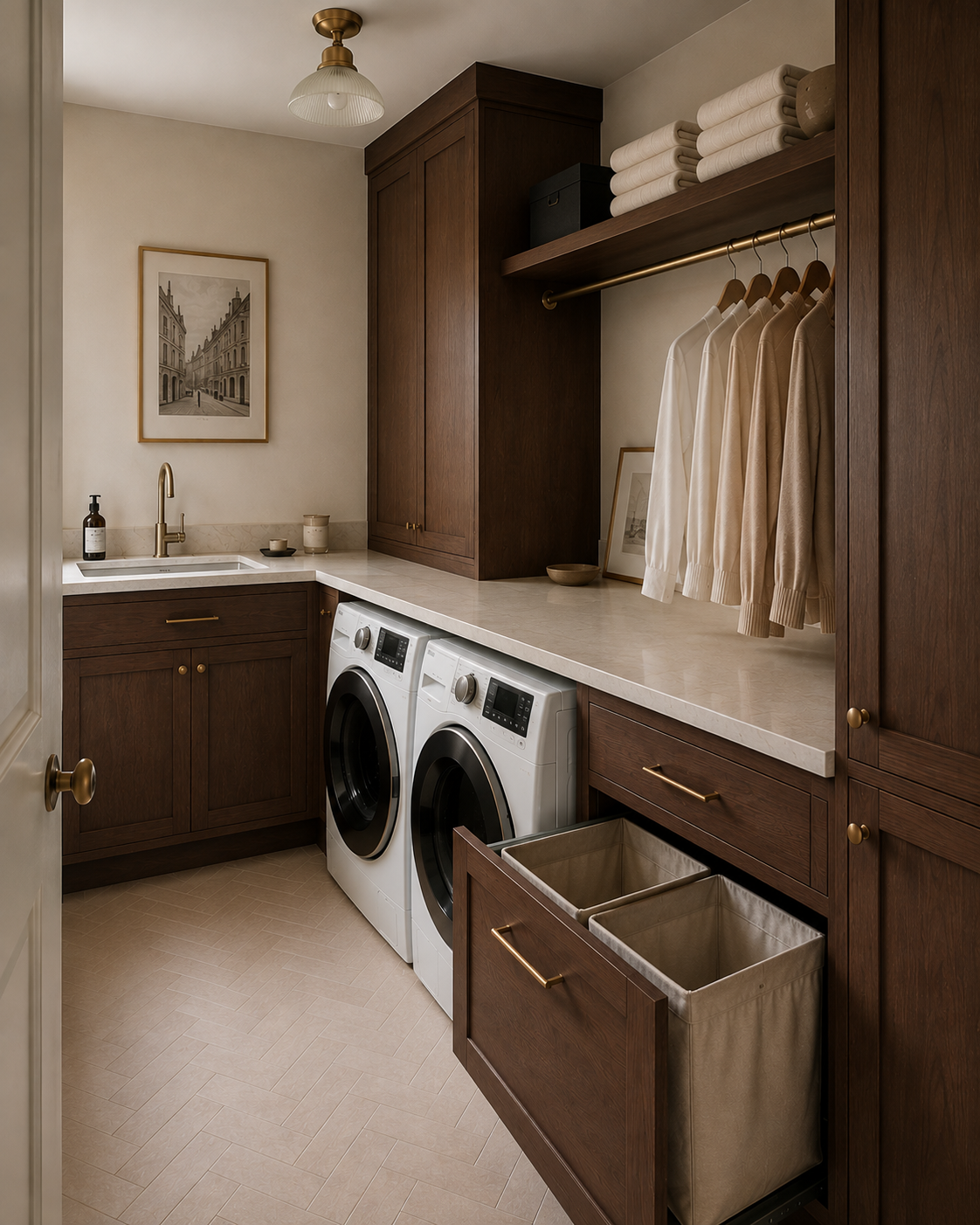 How to Design a Laundry Room Around How You Actually Do Laundry
